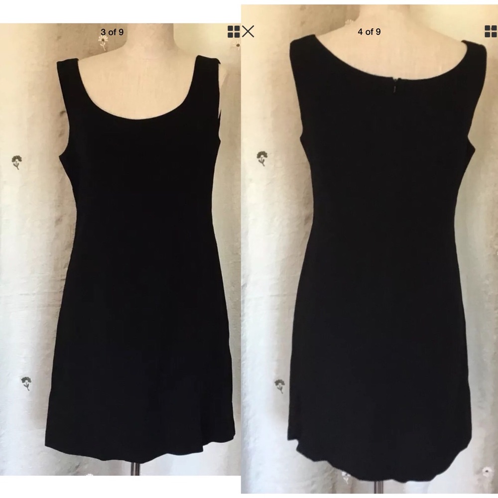 DKNY black sleeveless dress